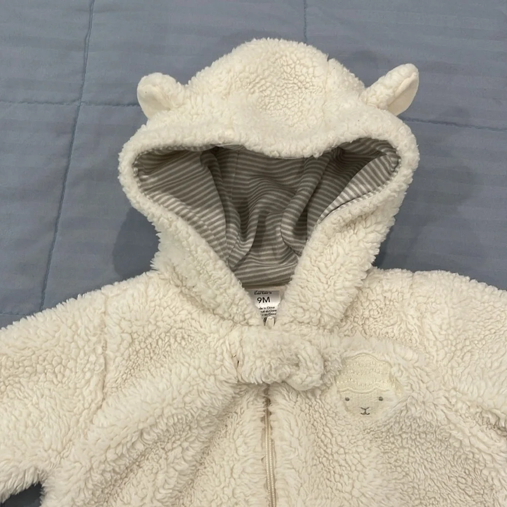 Carters 9M winter jumpsuit